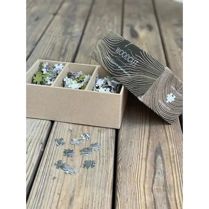 Set of 3 Woodcut 300 Piece Jigsaw Puzzle PA Press (ONLINE ORDER ONLY)