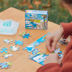 Set of 4 Wild Habitats Animal 36 Piece Mini Jigsaw Puzzles eeBoo (ONLINE ORDER ONLY)