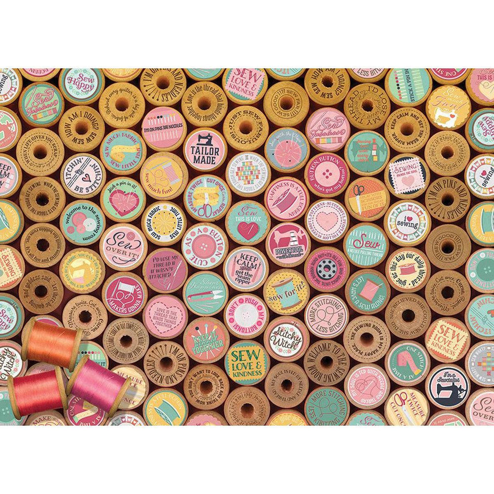 Sew Happy 500 Piece Jigsaw Puzzle Cobble Hill (ONLINE ORDER ONLY)