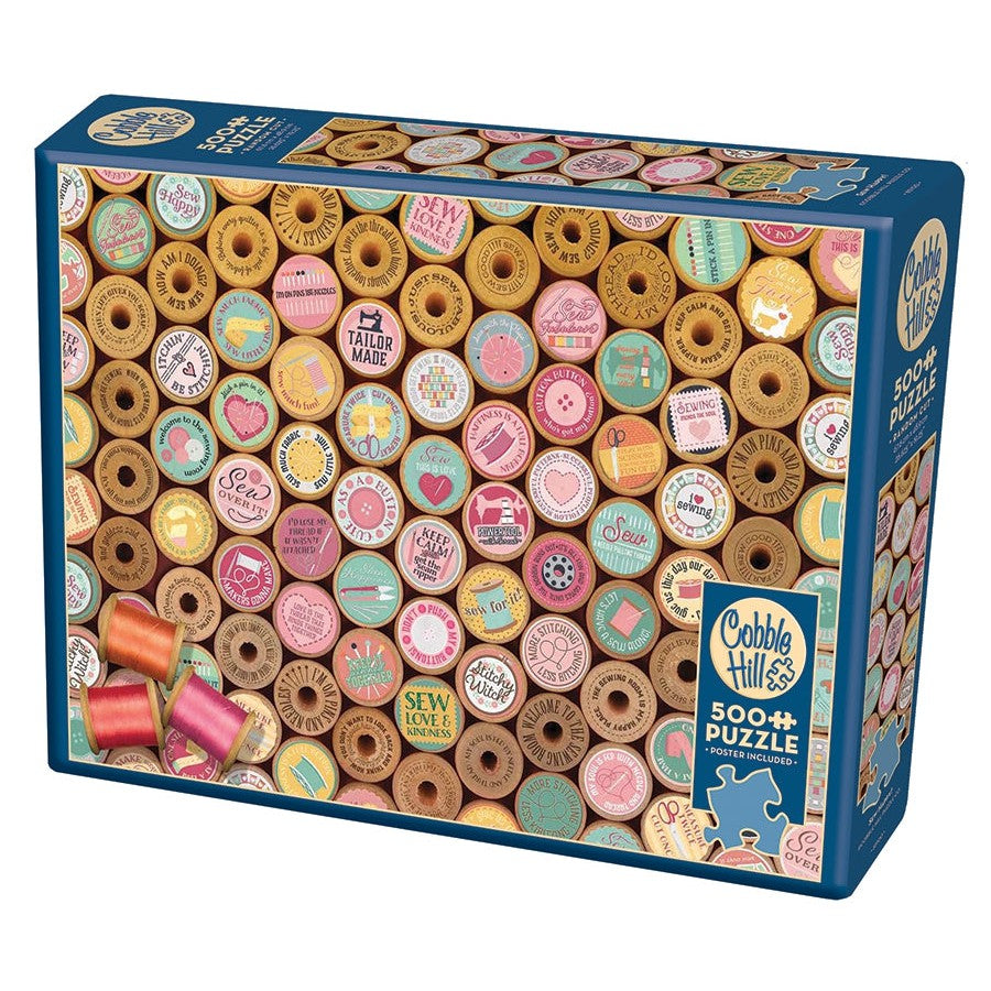 Sew Happy 500 Piece Jigsaw Puzzle Cobble Hill (ONLINE ORDER ONLY)