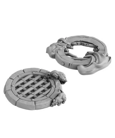Sewer Grates (Set of 2) (ONLINE ORDER ONLY)