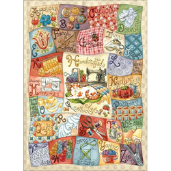 Sewing Alphabet "Something's Amiss!" 1000 Piece Jigsaw Puzzle PuzzleTwist (ONLINE ORDER ONLY)
