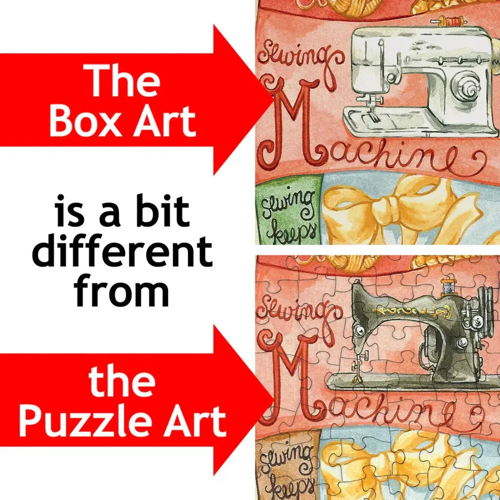 Sewing Alphabet "Something's Amiss!" 1000 Piece Jigsaw Puzzle PuzzleTwist (ONLINE ORDER ONLY)