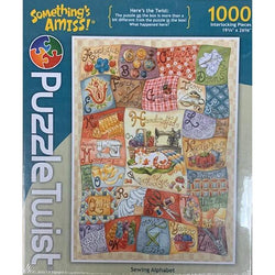 Sewing Alphabet "Something's Amiss!" 1000 Piece Jigsaw Puzzle PuzzleTwist (ONLINE ORDER ONLY)