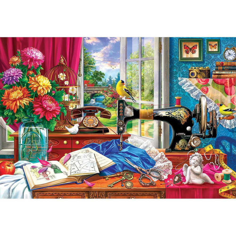 Sewing Memories 550 Piece Jigsaw Puzzle in Tin Eurographics (ONLINE ORDER ONLY)