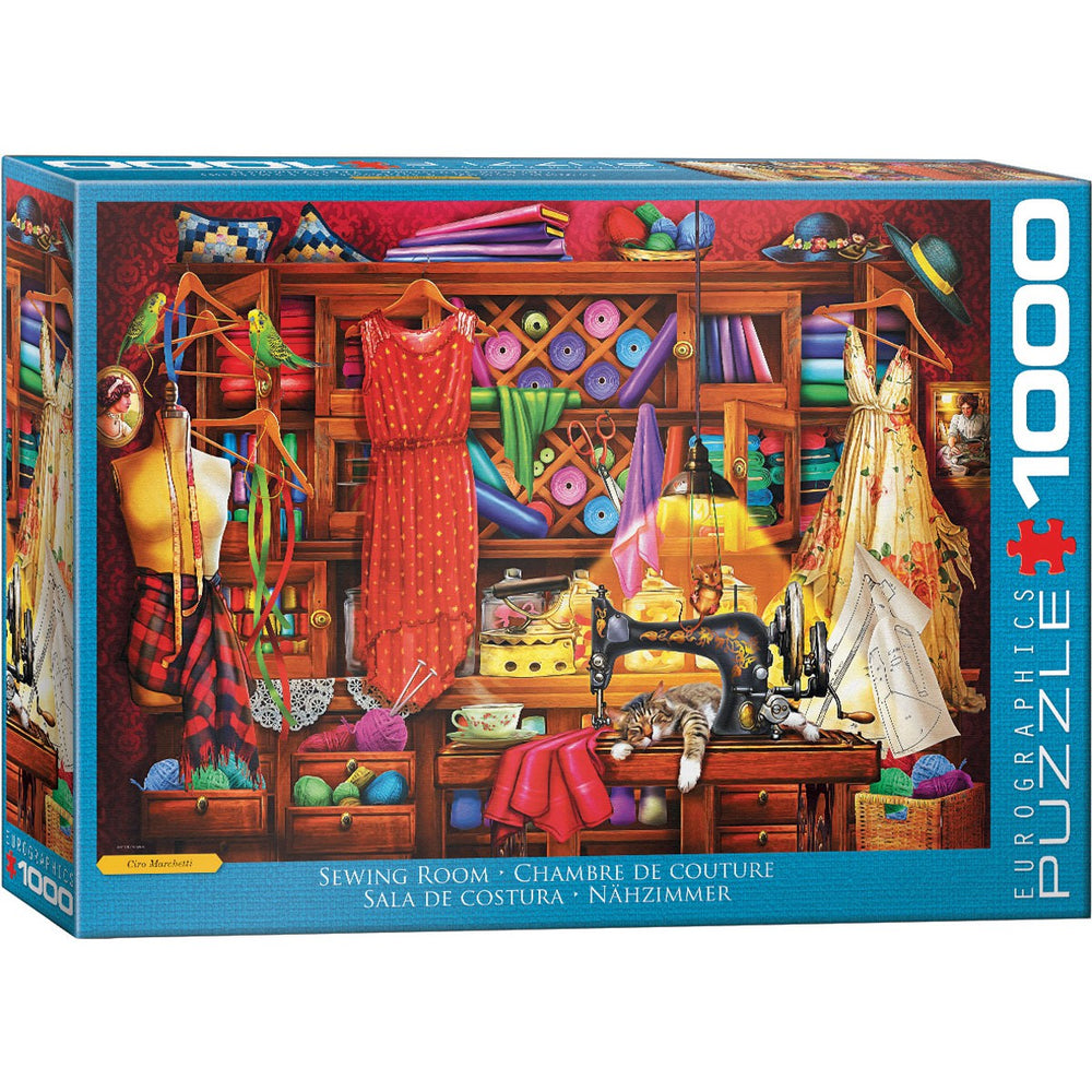 Sewing Room 1000 Piece Jigsaw Puzzle Eurographics (ONLINE ORDER ONLY)