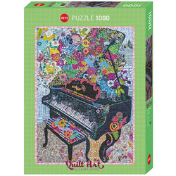 Sewn Piano Quilt Art 1000 Piece Jigsaw Puzzle Heye (ONLINE ORDER ONLY)