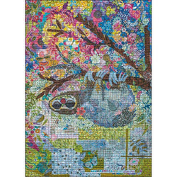 Sewn Sloth Quilt Art 1000 Piece Jigsaw Puzzle Heye (ONLINE ORDER ONLY)