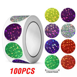 100-500pcs Color Star Sticker Birthday Wedding Gift Party Decor Seal Sticker Envelope Invitation Sticker Baking Label (ONLINE ORDER ONLY)