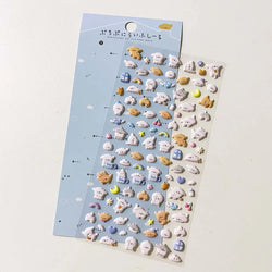 Kawaii 3D Puffy Animal Stickers Cute Cartoon Scrapbooking Journal Deco (ONLINE ORDER ONLY)
