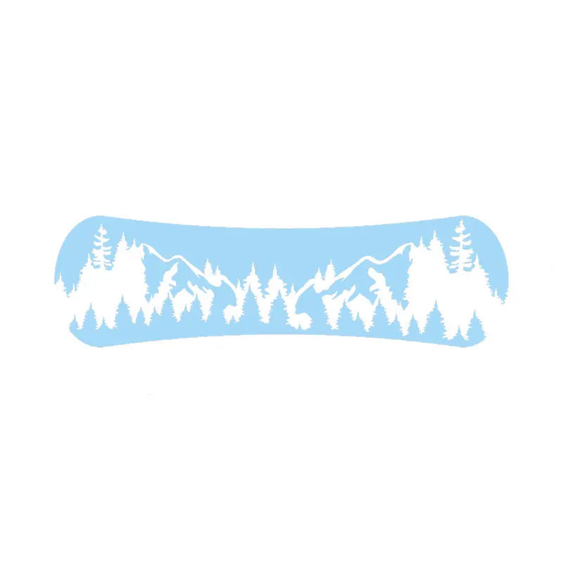 Snowboard For Car Sticker Computer Laptop Stickers Accessories Decorations Bumper Window Die Cutting Vinyl PVC Decals (ONLINE ORDER ONLY)