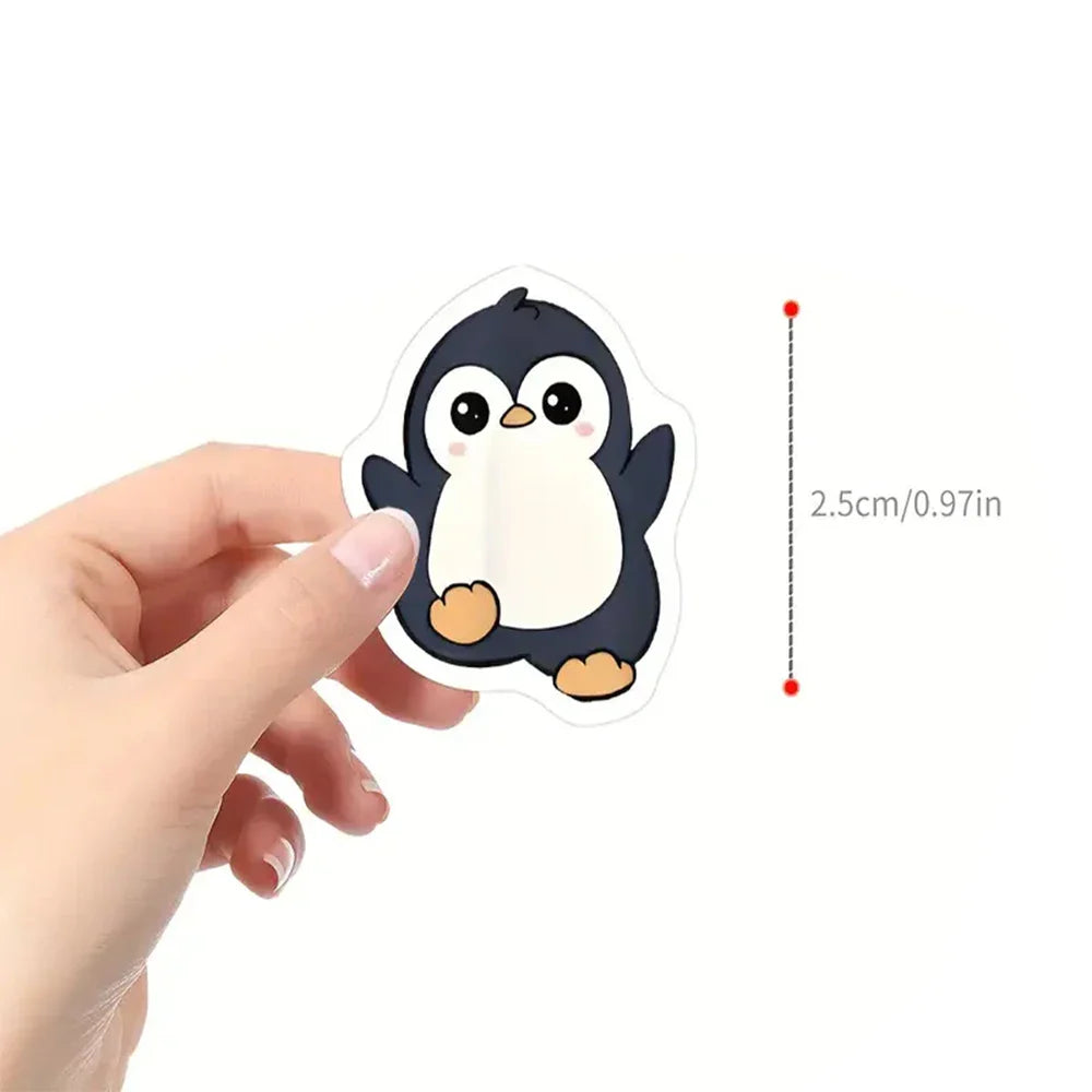 100-500pcs Penguin Animal Stickers Cartoon Removable Notebook Graffiti Sticker Decoration DIY Gift Baking Package Envelope Lable (ONLINE ORDER ONLY)