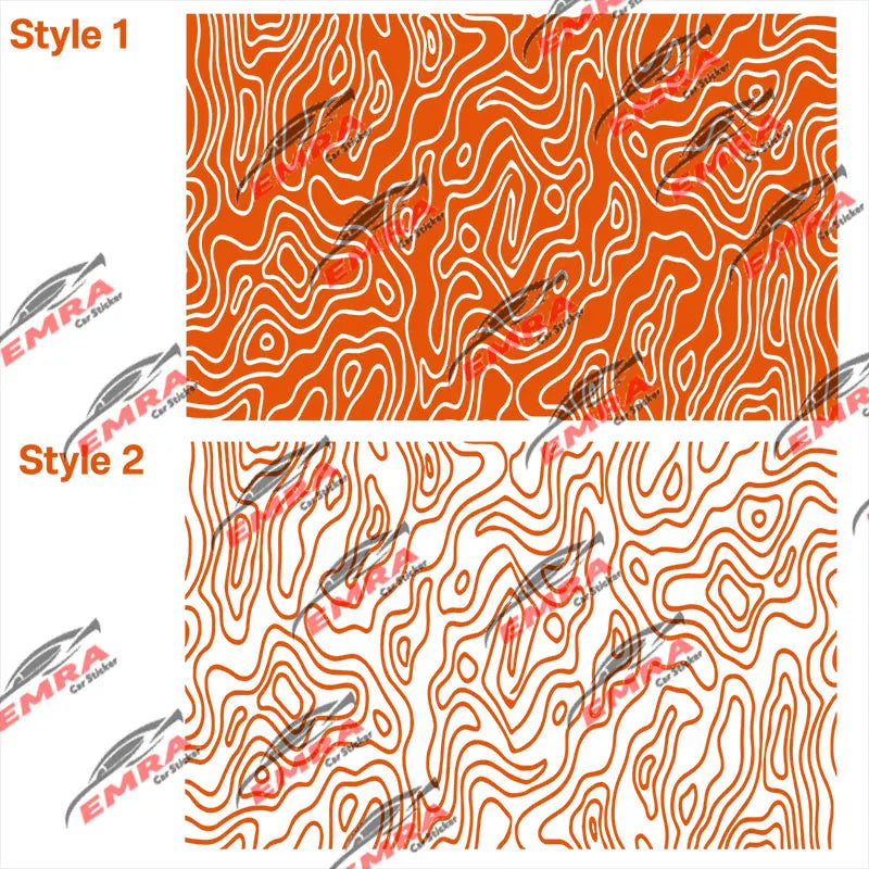 Universal Topography Quarter Window Car Sticker Suitable For Most Decoration Accessories Die Cutting Vinyl Decals (ONLINE ORDER ONLY)