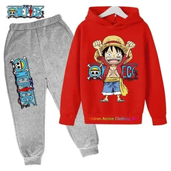 One Piece Hoodies Kids Fashion 2025 Luffy Pullover (ONLINE ORDER ONLY)