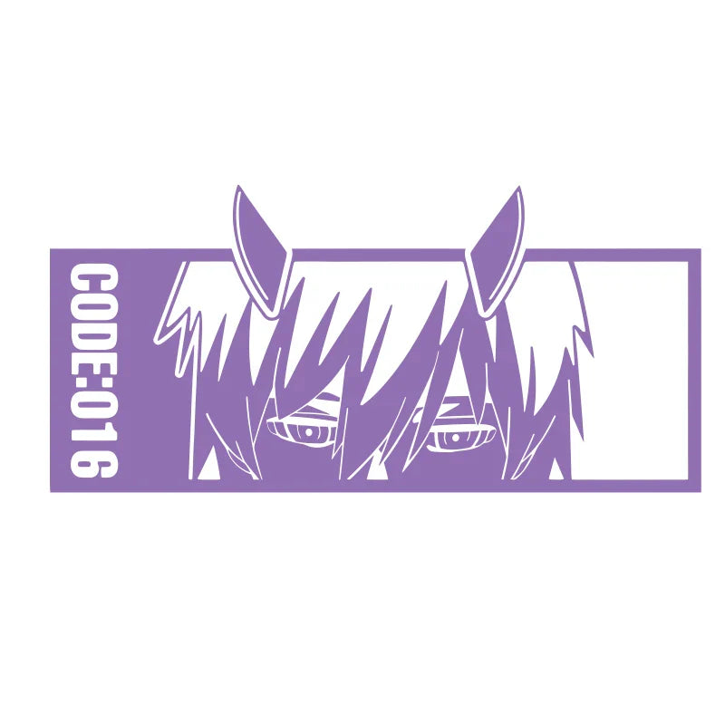 Japanese Anime Car Sticker Personality Die Cutting Vinyl Decal Girl Decoration Notebook Bumper Window External Accessories (ONLINE ORDER ONLY)