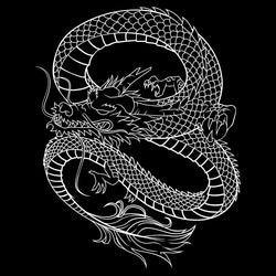 Anime Detachment Car Sticker Dragon Body Big Picture Decoration Body Movement Style Die Cutting Waterproof PVC Vinyl Decals (ONLINE ORDER ONLY)