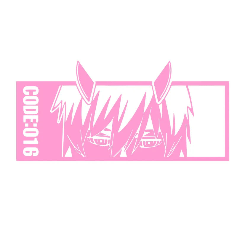 Japanese Anime Car Sticker Personality Die Cutting Vinyl Decal Girl Decoration Notebook Bumper Window External Accessories (ONLINE ORDER ONLY)