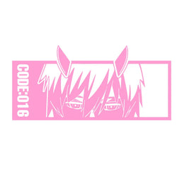 Japanese Anime Car Sticker Personality Die Cutting Vinyl Decal Girl Decoration Notebook Bumper Window External Accessories (ONLINE ORDER ONLY)