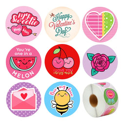 500pcs 8 Styles Round Cartoon Sun Smiley Kids Reward Stickers Party Handmade Scrapbooking Gift Packaging Seal Label (ONLINE ORDER ONLY)