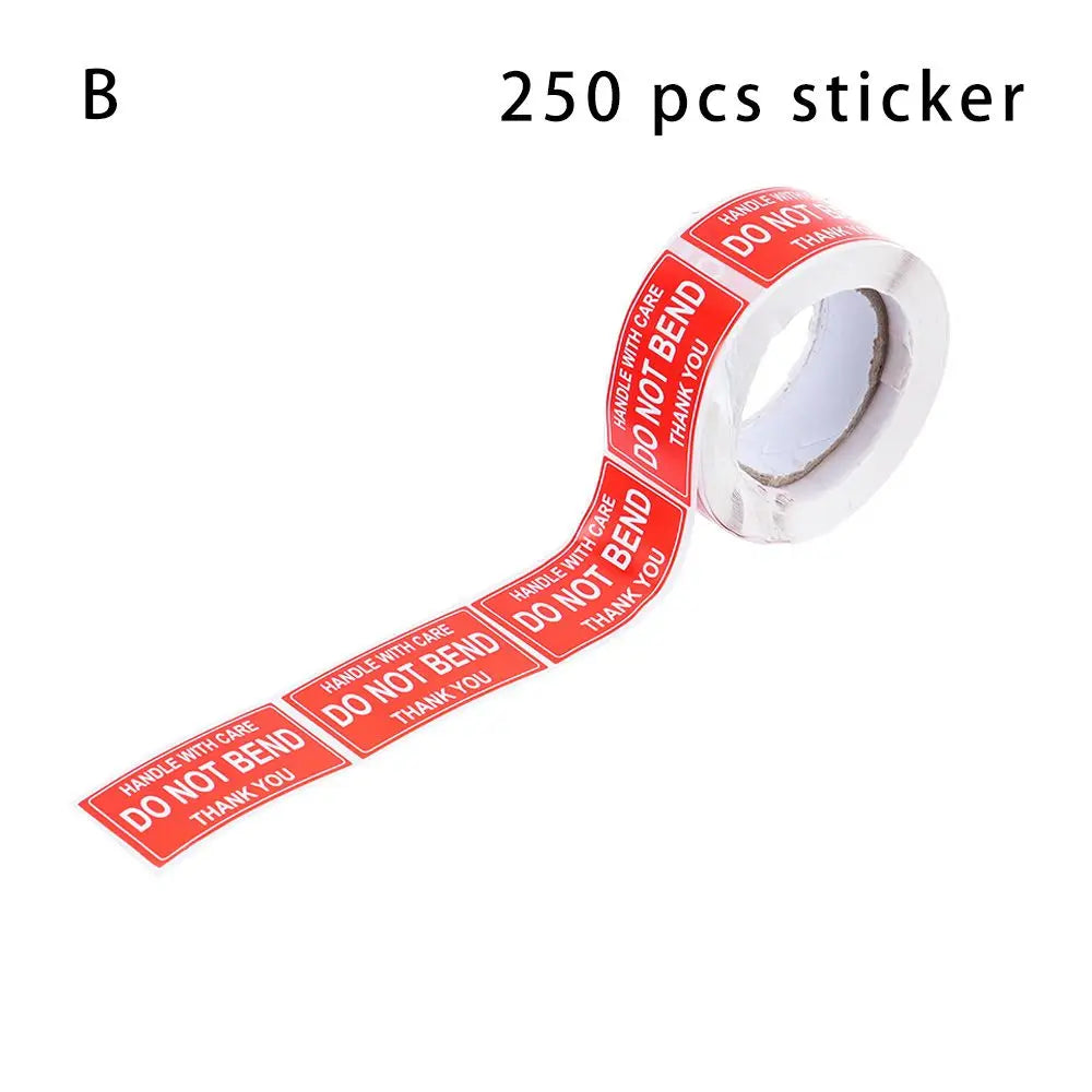 250Pcs/roll  Fragile Warning Label Stickers Please Handle With Care Keep Goods Care Shipping Express Adhesive Special Label (ONLINE ORDER ONLY)