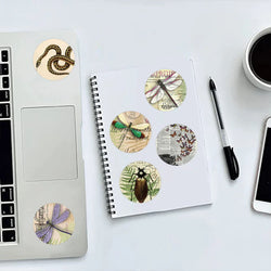 58PCS Insect Specimen Sticker Cartoon Vintage DIY Phone Laptop Luggage Skateboard Graffiti Decals Fun for Kid Stickers Toy (ONLINE ORDER ONLY)