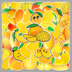 50Pcs Fruit Sticker Mango Summer Stationery Decoration Scrapbook Diary Album Planner Decoration Sticker 2023 (ONLINE ORDER ONLY)