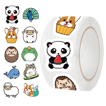 100-500pcs Animals Pandas Cartoon Graffiti Stickers DIY Phone Guitar Laptop Notebook Suitcase Waterproof Sticker Kids Toy (Online Order Only)