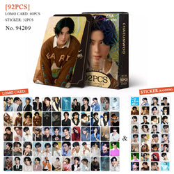 92PCS Astro Cha EunWoo Korean Singer LOMO Card Photo Card Stickers Korean Idol Fan Gift (ONLINE ORDER ONLY)