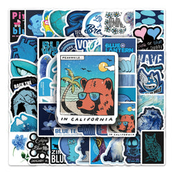 50Pcs Cartoon Waterproof Vinyl Stickers for Skateboard Snowboard (Online Order Only)