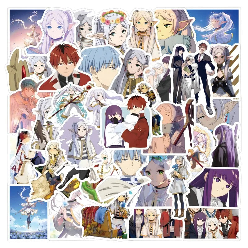 50pcs Florian Anime Stickers for Luggage, Phone, Car, Laptop, Decoration (ONLINE ORDER ONLY)