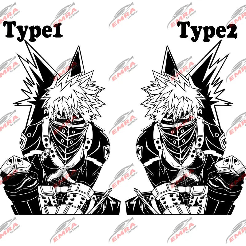 Japanese Anime Stickers For Car Sticker Decoration Door Hood External Accessories Superignition Large Pattern PVC Vinyl Decals (ONLINE ORDER ONLY)