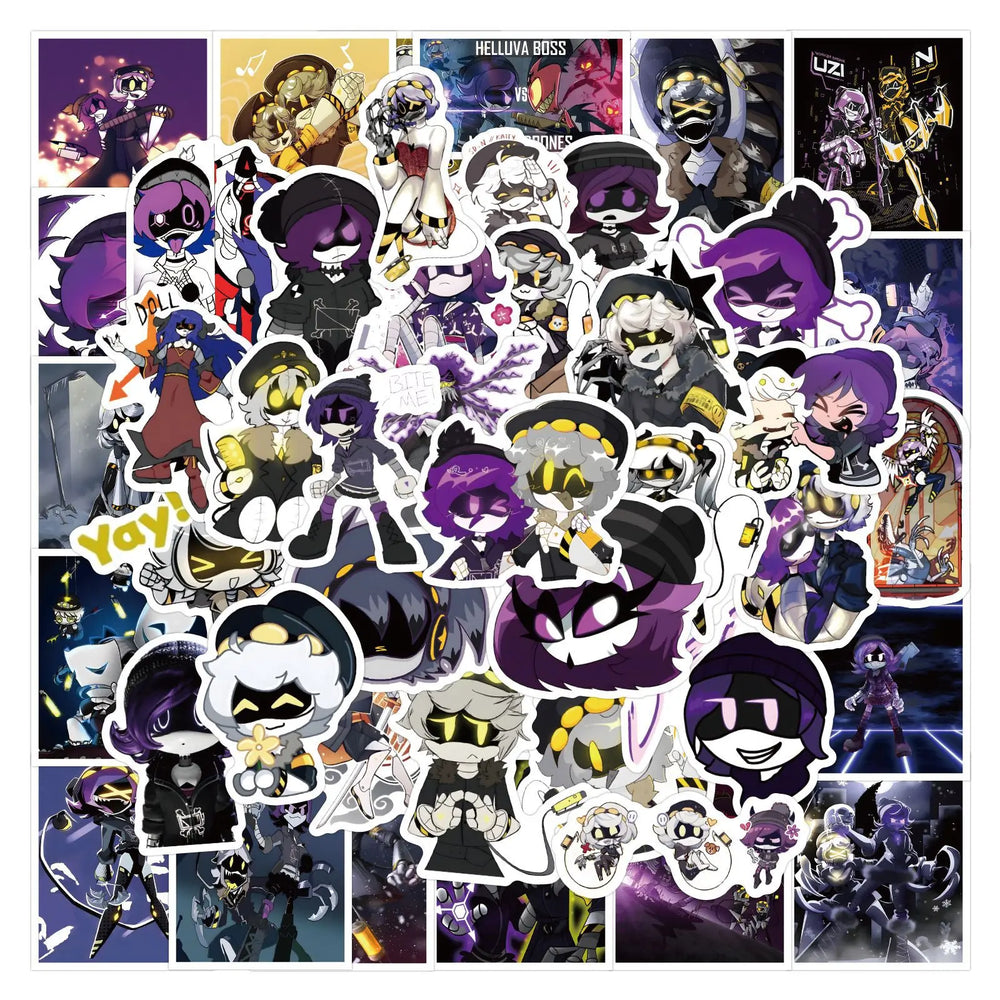 Murder Drones Stickers Cartoon Anime Decals DIY Laptop Guitar Car Bike Skateboard Kids Toys (ONLINE ORDER ONLY)