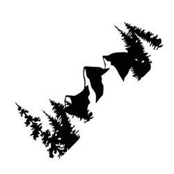 Forest Mountain Graphics Car Stickers For Motorhome Horsebox Caravan RV Camper Van Body Decor Vinyl Decals Accessories (ONLINE ORDER ONLY)