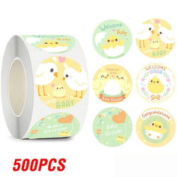 100-500pcs Cartoon Animal Reward Stickers for Kids Cute Gift Decor Stickers Labels School Encourage Children Stationery Stickers (Online Order Only)