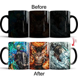 One Piece Color Changing Mug: Nika Luffy & Ace Magic Cup (ONLINE ORDER ONLY)