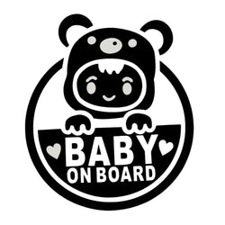 Motorcycle Sticker Baby on Board Safety Sign Moto Auto Decal Funny JDM Vinyl On Car Sticker (ONLINE ORDER ONLY)