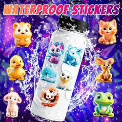 10/30/50PCS Cute 3D Cartoon Animal PVC Sticker Aesthetic Chidlren's Stationery Decoration Scrapbooking School Supplies for Kids (ONLINE ORDER ONLY)