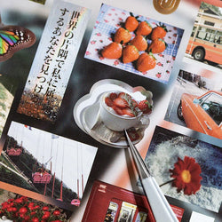 20 Pages Japanese Retro Ins Decorative Stickers Book Scrapbooking Phone Case DIY Journal Collage Material Sticker Gift (ONLINE ORDER ONLY)