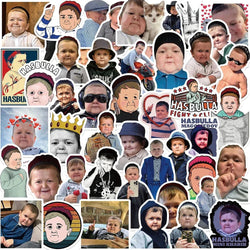 10/30/50pcs Funny Meme Hasbulla Stickers Cartoon Toys Decals DIY Phone Laptop Motorcycle Suitcase Bike PVC Waterproof Decoration (ONLINE ORDER ONLY)