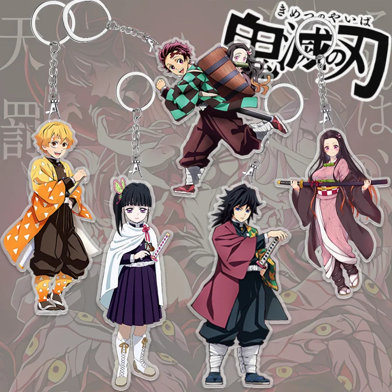 Demon Slayer Keychain: Tanjiro 6cm Acrylic Bag Pendant (ONLINE ORDER ONLY)