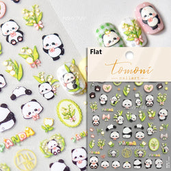 Romantic Lily of The Valley Candle Holder Wreath Bowknot Butterfly Dreamy Adhesive Nail Art Decorations Stickers Manicure Decals (Online Order Only)