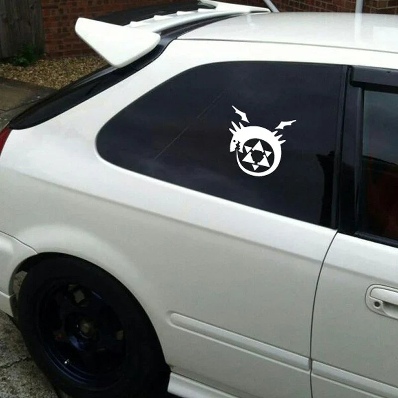 ALCHEMIST Ouroboros decals,like Lust's tattoos,for cartoon lovers&fans,high quality sticker for cars trucks motorcycles &laptops (ONLINE ORDER ONLY)