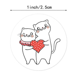 100-500PCS Thank You Stickers for Business Packaging Merci New Home Made Sticker Rolling Packag Stickers Photocard Decor Labels (Online Order Only)