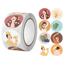 100-500pcs Cute Scrapbooking Stationery Stickers Envelope Sealing Label Personalized Small Business Gift Decor Stickers (ONLINE ORDER ONLY)