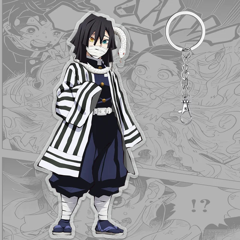 Demon Slayer Keychain: Tanjiro 6cm Acrylic Bag Pendant (ONLINE ORDER ONLY)