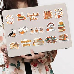 50Pcs Bookish Fall Stickers For Water Laptop Skateboard Computer Luggage Decals Motivational Scrapbook Sticker (ONLINE ORDER ONLY)