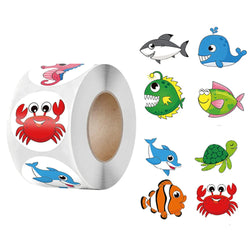 100-500pcs Cute Reward Stickers Roll with Word Motivational Stickers for School Teacher Kids Student Stationery Stickers Kids (Online Order Only)