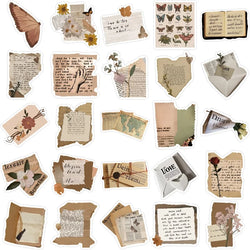 10/30/50PCS Copy Fragments PVC Sticker Aesthetic Children's Korean Stationery School Supplies Decoration Scrapbooking for Kids (ONLINE ORDER ONLY)