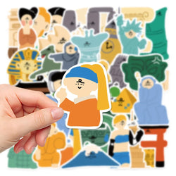 Architectural Relics Stickers for Phone Laptop Luggage Skateboard Kids Toy (Online Order Only)