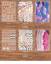 Y2K Japanese Sticker 8 Style Glitter Cute Sticker Phone Case Notebook Scrapbooking DIY Decorative Stickers Collage Material (ONLINE ORDER ONLY)